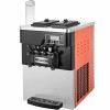 Masina Inghetata Moale Profesionala 2+1 Arome, 28L/h, Cuve Inox 6L, Aparat Inghetata Masa, Curatare Facila