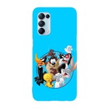 Husa compatibila cu Oppo A72 model Looney Tunes Family, Silicon, TPU, Viceversa, Transparent, Carcasa