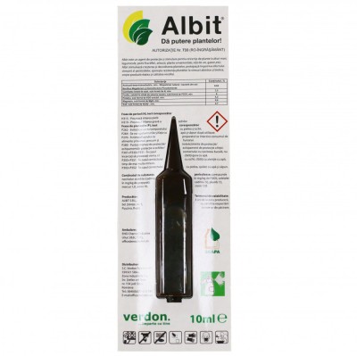 Biostimulator Albit 10 ml, tratament seminte, ingrasamint foliar concentrat, PR-101661 foto