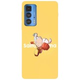 Husa compatibila cu Motorola Edge 20 model Saitama One Punch Man, Silicon, TPU, Viceversa