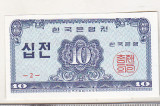 Bnk bn Coreea de Sud 10 Jeon 1962 unc
