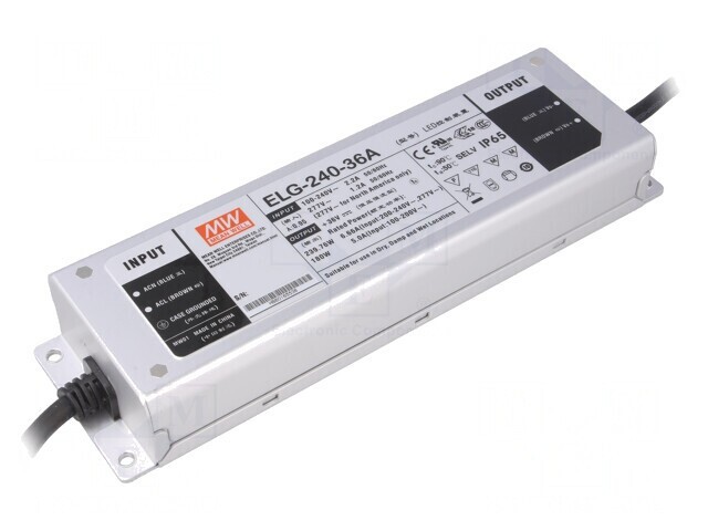 Alimentator LED 240W 36V 3,33-6,66A