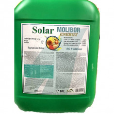 Solar Molibor Energy 10L, ingrasamant foliar pe baza de Bor, Solarex (vita de vie, legume, capsuni, floarea soarelui, porumb, rapita), ajuta la inflor