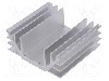 Radiator extrudat, aluminiu, 70mm x 74mm, STONECOLD -