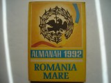 Almanah 1992 Romania Mare