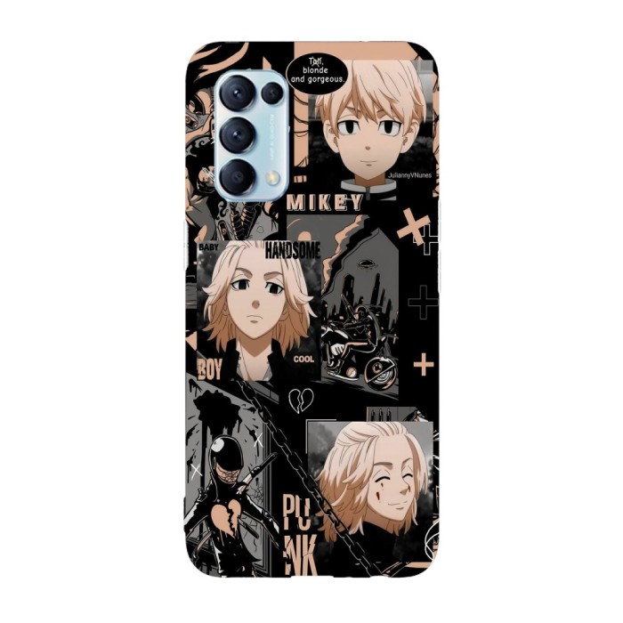 Husa compatibila cu Oppo A55, Viceversa, model Manjiro Tokyo Revengers, Silicon, TPU