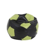 BEAN BAG MEGA BALL (XXL) - IMITATIE PIELE - NEGRU/DIVERSE CULORI - Crem 21834