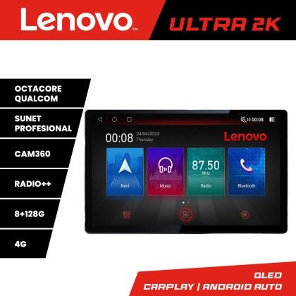 Navigatie Nissan Qashqai N-353 ecran 13&quot; 2K 8+128 Android Waze USB Navigatie 4G 360 Toslink Youtube Radio KIT-3 CarStore Technology