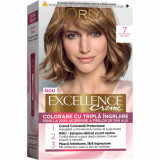 Vopsea de Par Permanenta L&#039;OREAL Paris Excellence Creme 7, Blond, 192 ml, Cu Amoniac, Vopsea de Par, Vopsea de Par Permanenta, Vopsea de Par L&#039;OREAL,