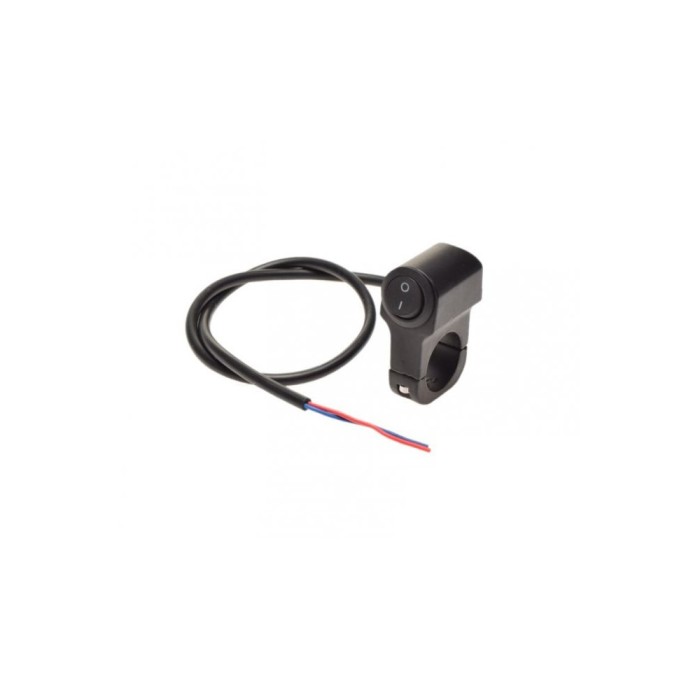 Buton on/off universale ATV / Moto / Cross negru,rotund
