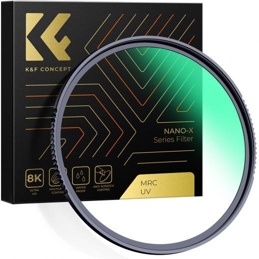 Filtru UV K&amp;F Concept MCUV Nano-X cu tratament hidrofob si anti-scratch