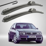 Cumpara ieftin Set 2 Ștergătoare Parbriz Flat Dedicate VW Bora Sedan, Variant (1998 - Mai 2002), Prindere Hook (C&acirc;rlig)