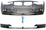 Prelungire bara fata BMW Seria 3 F30 F31 2011+ M Design negru lucios