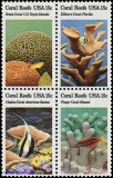 SUA 1980, Corali, serie neuzata, MNH