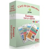 Carti de joc educative - Europa. Tari si capitale |