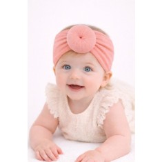 Bentita turban lata roz somon