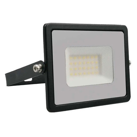 Proiector LED V-tac, ,30W, 2510lm, lumina rece, 6400K, IP65, negru