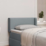 vidaXL Ureche pentru Tăblie Gri 40,5 x 40,5 x 4 cm țesătură 346576