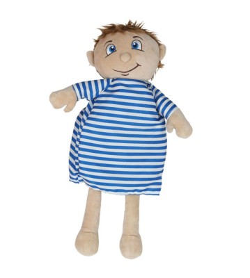 Papusa anatomica STEM Montessori cu organe detasabile, model baiat foto