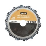 Cumpara ieftin Disc pentru polizor unghiular, cu lant, 14 dinti, 125 x 22 mm, pentru taierea lemnului