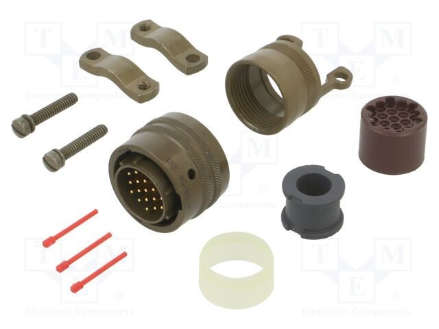 Conector circular tată AMPHENOL PT/451 19 pini 7,5A 600V drept