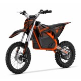 Cumpara ieftin Motocicleta electrica E-Dirtbike Serval VX 2000W 14 12 60V 20Ah Litiu ION, culoare portocalie