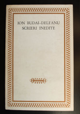 Ion Budai-Deleanu - Scrieri inedite (ed. Iosif Pervain) foto