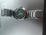Ceas Vintage Damă OSCO Mecanic, 17 Jewels, Cadran Verde Degrade