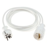Prelungitor cu fisa si cupla, contact de protectie, 3 m, H05VV-F 3 x 1 mmp