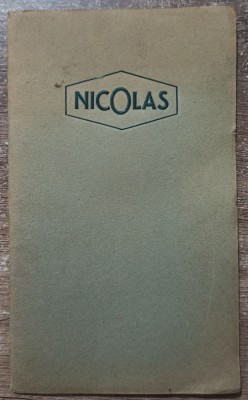 Catalog vinuri Etablissements Nicolas 1937 foto