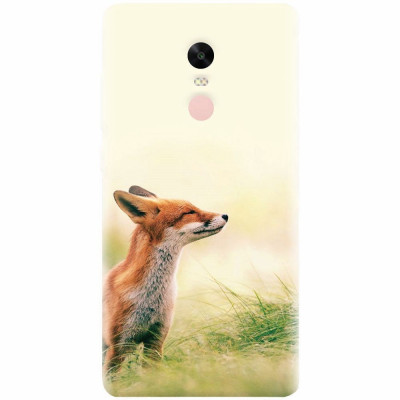 Husa silicon pentru Xiaomi Redmi Note 4, Fox Scenting Breeze foto