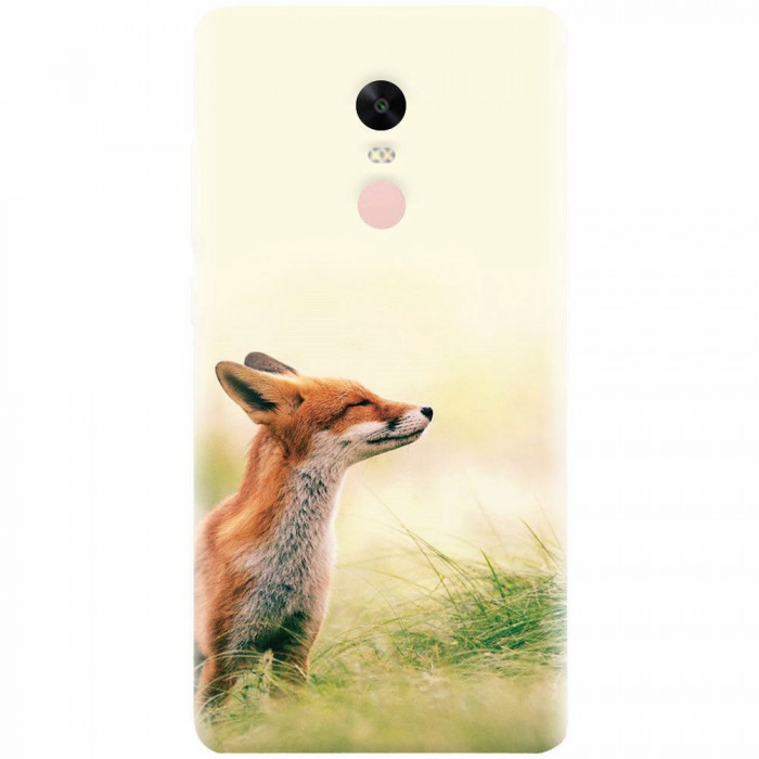 Husa silicon pentru Xiaomi Redmi Note 4, Fox Scenting Breeze