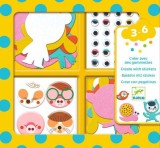 Djeco Colaje animale din fetru - Jucarie Educativa de inalta calitate pentru copii