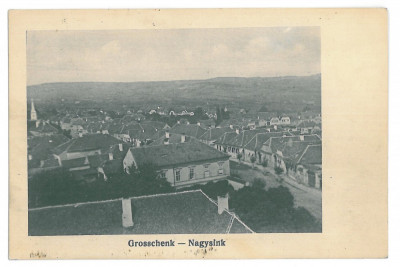 1183 - CINCU, Brasov, Panorama, Romania - old postcard - used - 1918 foto