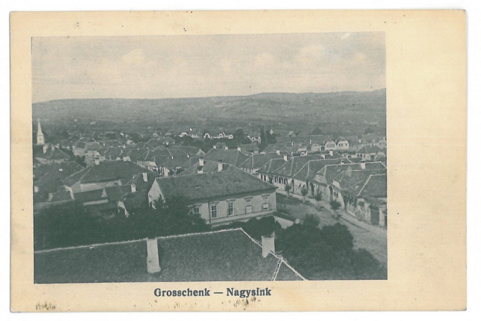 1183 - CINCU, Brasov, Panorama, Romania - old postcard - used - 1918