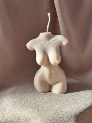 Lumanare parfumata, Body Sculpture, Handmade, cu aroma de mixed feelings, 9 cm foto