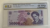 50000 lei 1996 PCGS68 UNC bancnota gradata