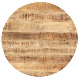 Blat de masa, 70 cm, lemn masiv mango, rotund, 25-27 mm