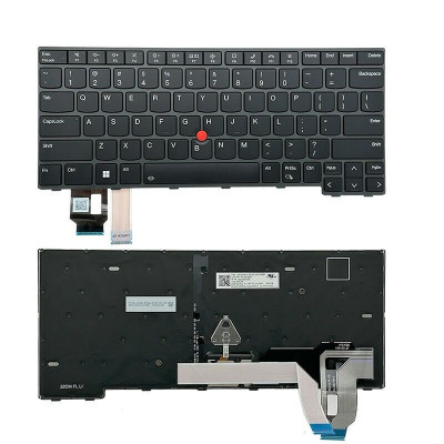 Tastatura Laptop, Lenovo, ThinkPad P14s Gen 3 Type 21J5, 21J6, 21AK, 21AL, iluminata, layout US foto