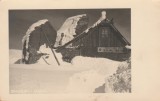 1926 Ilustrata turistica TCR Casa Omul Mihai Haret / Cabana langa Varful Omul (Muntii Bucegi), Turing Clubul Romaniei