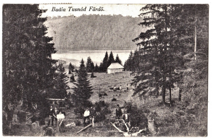 Baile Tusnad furdo ,ilustrata Rara,edit Adler Brasov,circulata 1921