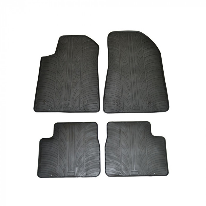 Set covorase auto din cauciuc Alfa Romeo Giulietta Facelift 2014-, Negru, Gledring, 4 buc. AutoDrive ProParts