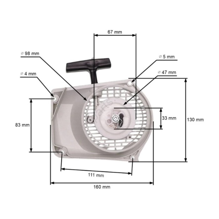 Demaror drujba - compatibil Stihl 024