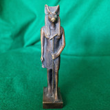 Cumpara ieftin STATUETA DIN BRONZ REPRZENTAND ZEUL EGIPTIAN ANUBIS anii 1950