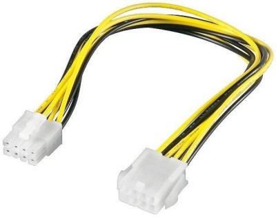 Cablu prelungitor alimentare P8 mama la P8 tata 28cm pt. placa de baza Goobay foto