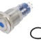 Comutator Anti-Vandalism DPDT 3A 250VAC IP67 ON-(ON) &Oslash;16,2mm