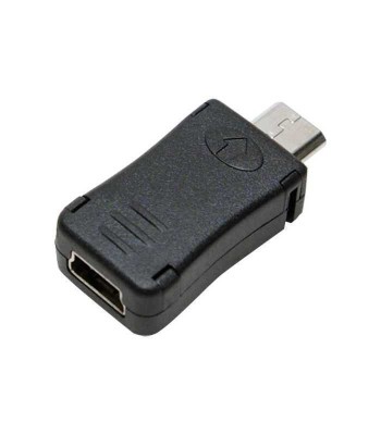 Adaptor USB 2.0 B micro mufa (tata) la USB mini 5pin soclu (mama) foto