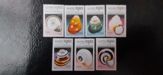 Cambodgia-Fauna ,cochilii melci-serie completa,nestampilate MNH (C1)