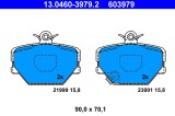 ATE 13.0460-3979.2 set placute frana,frana disc