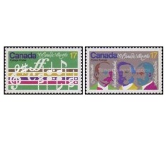 Canada 1980 - 100 de ani imnul national, serie neuzata